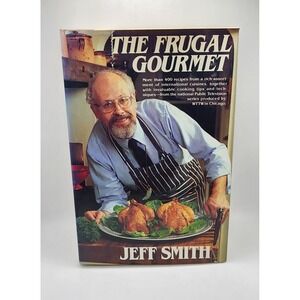 Jeff Smith Book HCDJ The Frugal Gourmet 1984 Excellent Condition Morrow